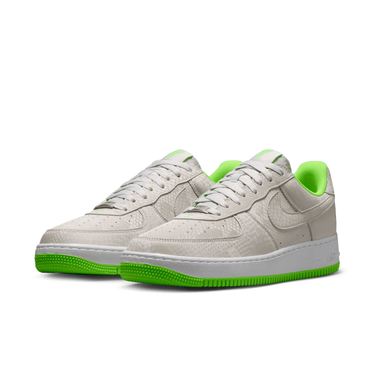 Nike Kobe Air Force 1 Low Vast Grey Electric Green Angle 4