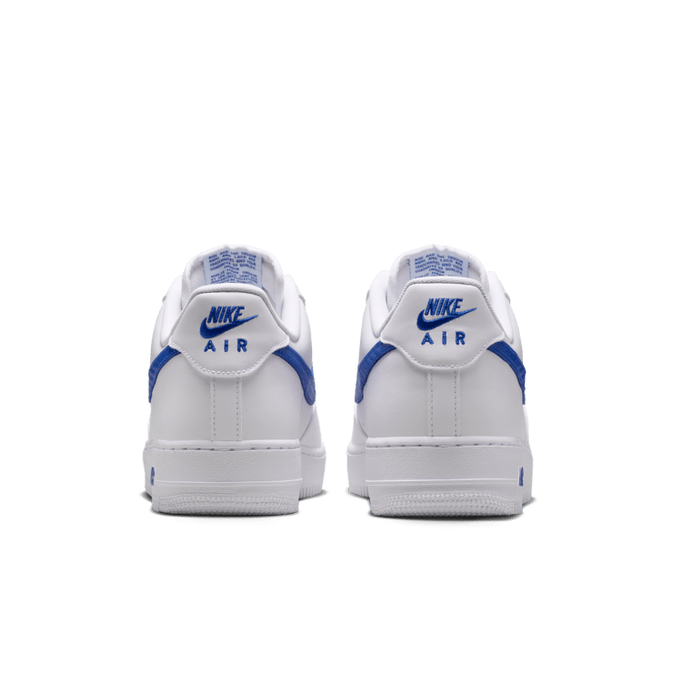 Nike Air Force 1 Low '07 Carbon Fiber Swoosh White Game Royal Angle 5