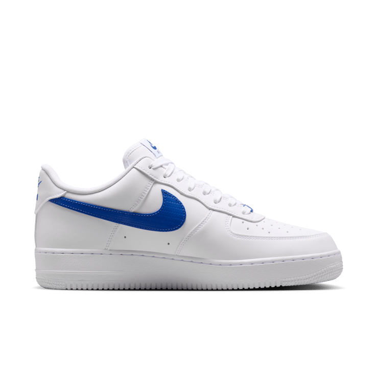 Nike Air Force 1 Low '07 Carbon Fiber Swoosh White Game Royal Angle 2