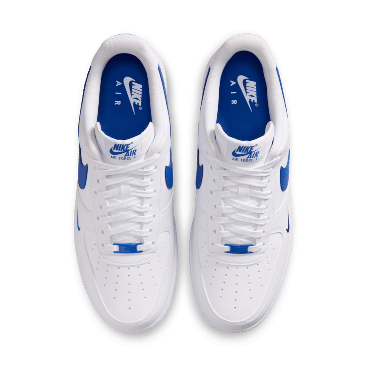 Nike Air Force 1 Low '07 Carbon Fiber Swoosh White Game Royal Angle 3