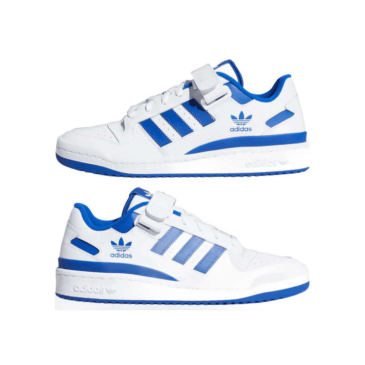 adidas Forum Low White Royal Blue Angle 5