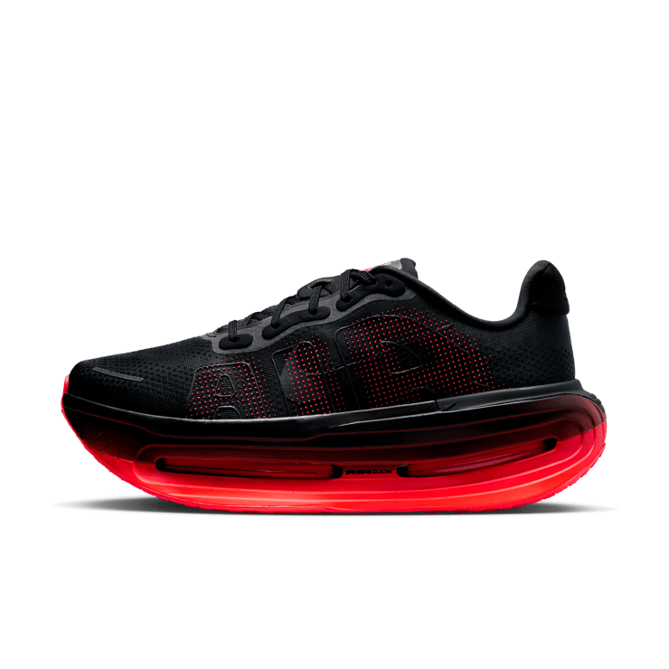 Nike Vomero Premium Black Bright Crimson Angle 0