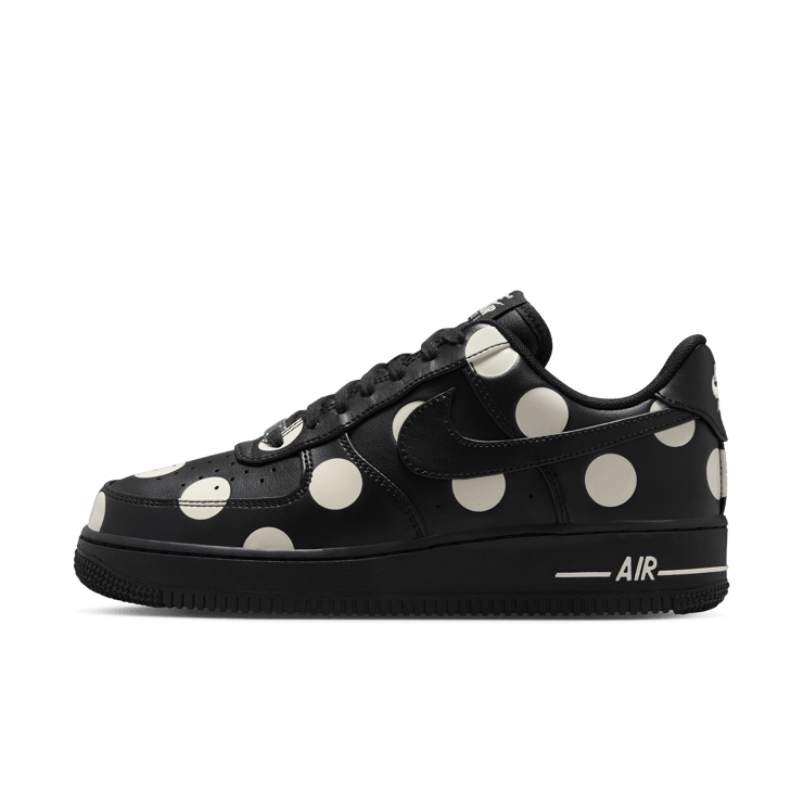 Nike Air Force 1 Low Black Polka Dot (W) Angle 0