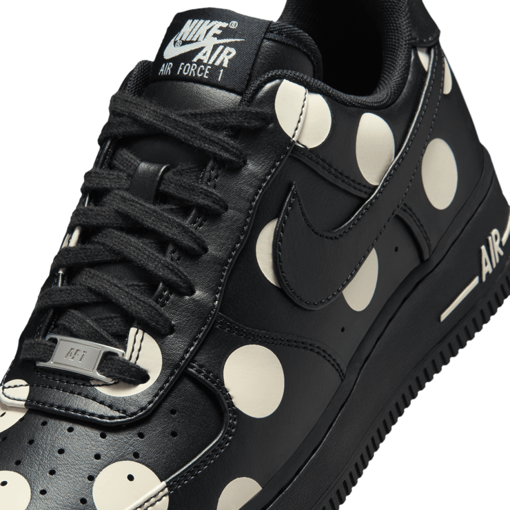 Nike Air Force 1 Low Black Polka Dot (W) Angle 6