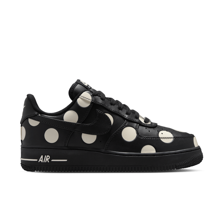 Nike Air Force 1 Low Black Polka Dot (W) Angle 2