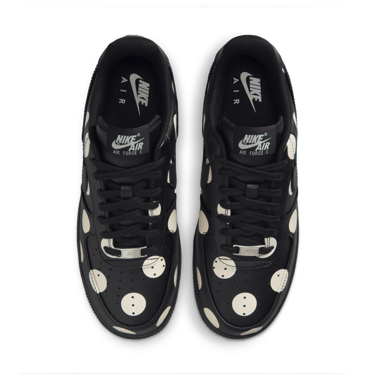 Nike Air Force 1 Low Black Polka Dot (W) Angle 3