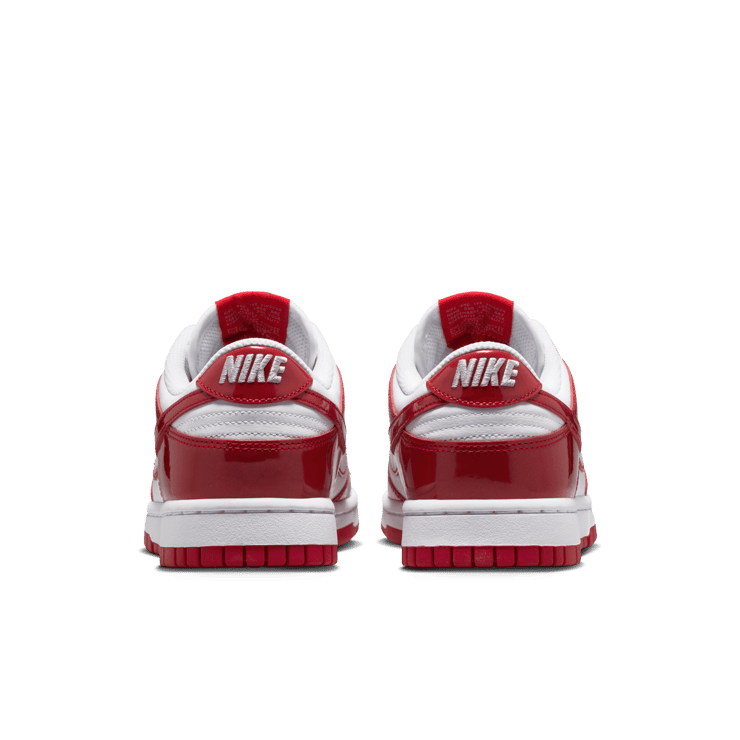 Nike Dunk Low SE Patent White University Red (W) Angle 5