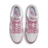 Nike Dunk Low SE Patent White Pink Rise (W) Angle 2