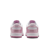 Nike Dunk Low SE Patent White Pink Rise (W) Angle 4