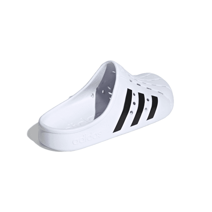 adidas Adilette Clog White Black Angle 3