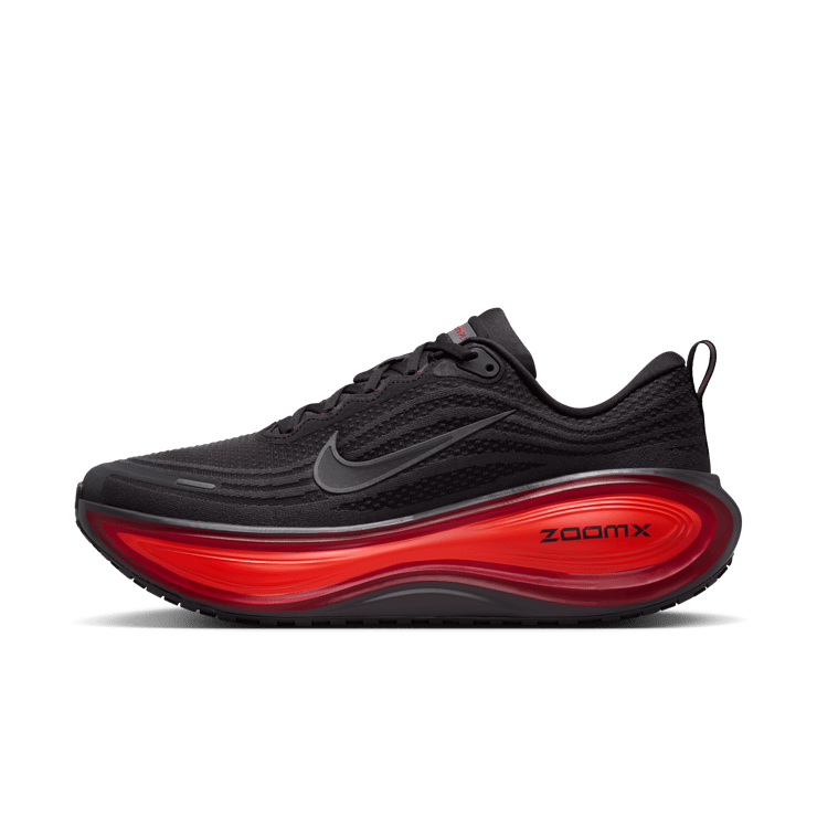 Nike Vomero Plus Anthracite Bright Crimson Red Angle 0