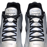 Nike LeBron Witness 9 Bronny James Metallic Silver PE Angle 8