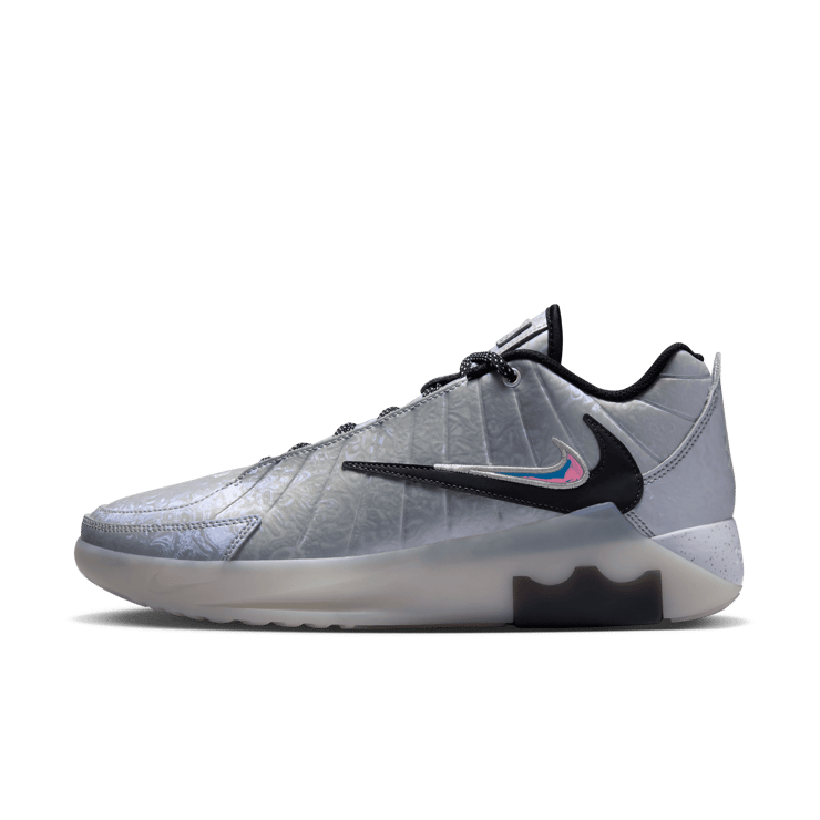 Nike LeBron Witness 9 Bronny James Metallic Silver PE Angle 0