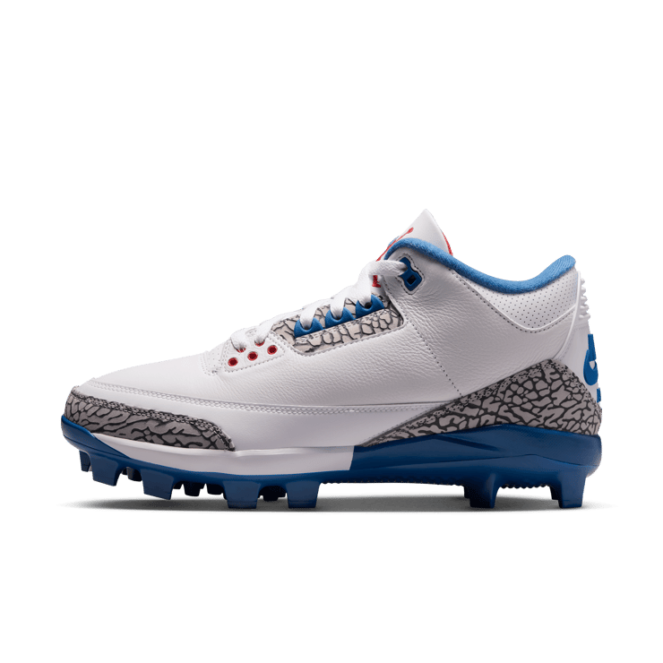 Air Jordan 3 Retro MCS Cleat True Blue Angle 0