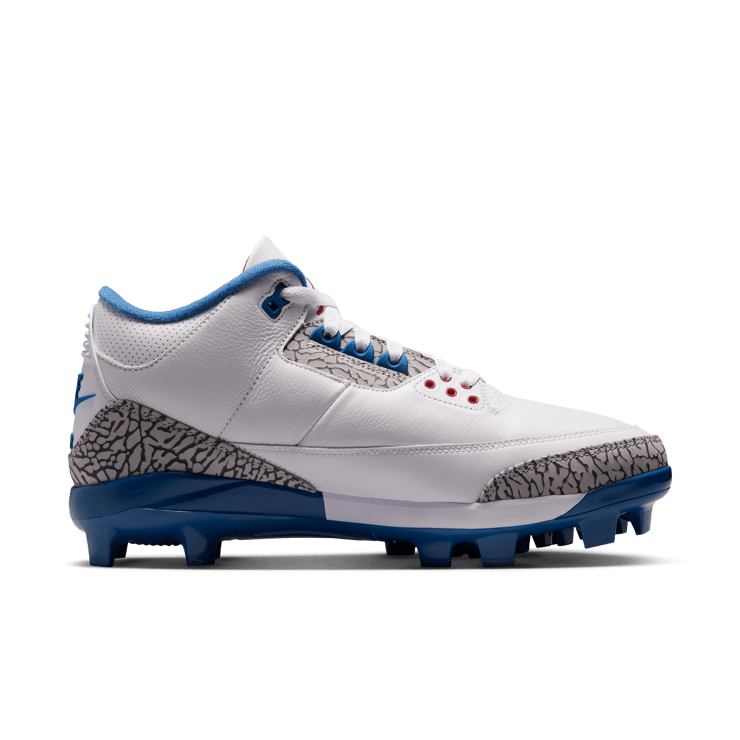 Air Jordan 3 Retro MCS Cleat True Blue Angle 2