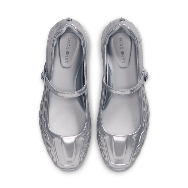 Nike Shox Z Calistra Metallic Silver (W) Angle 2