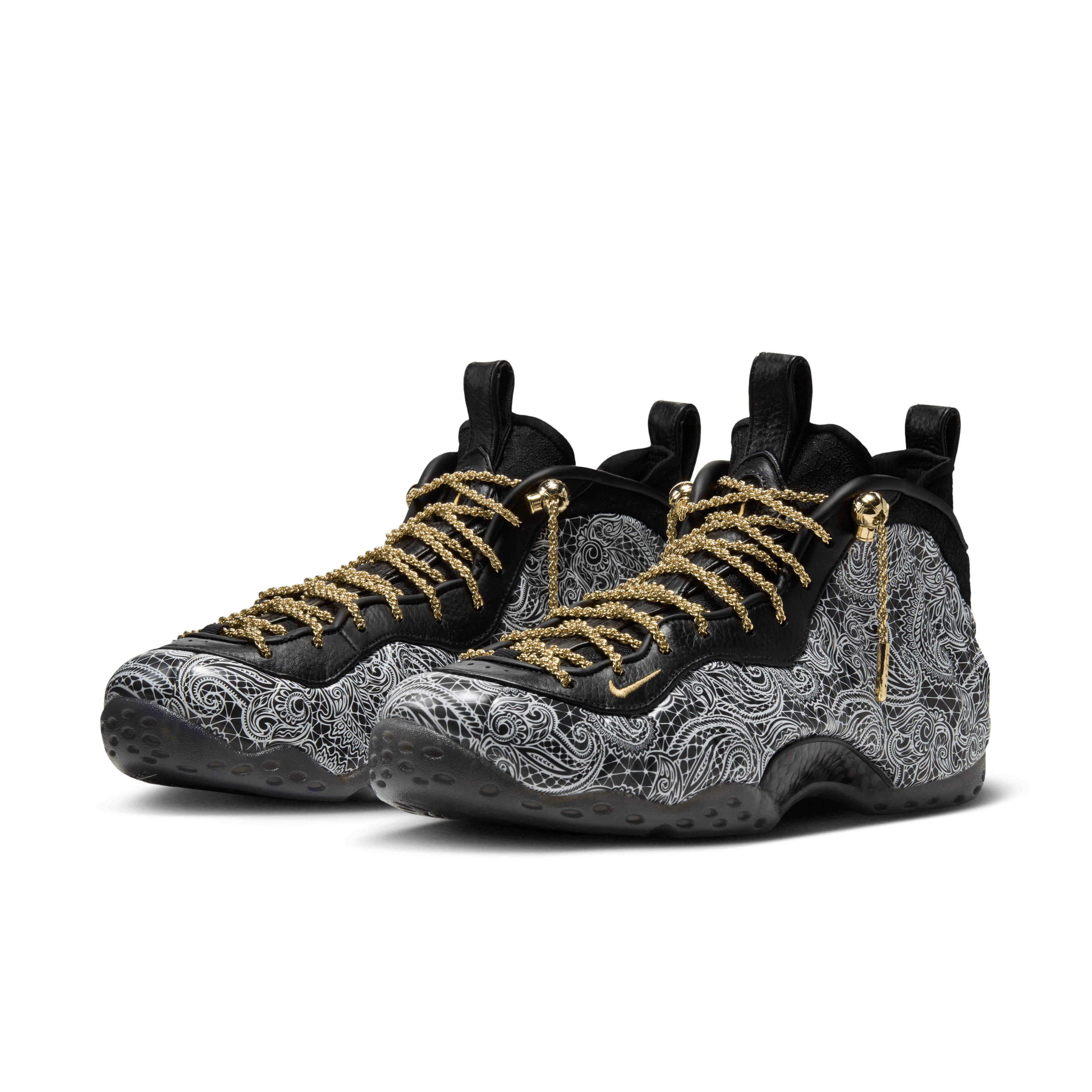 Nike Air Foamposite One ASW Victor Solomon Black Angle 3