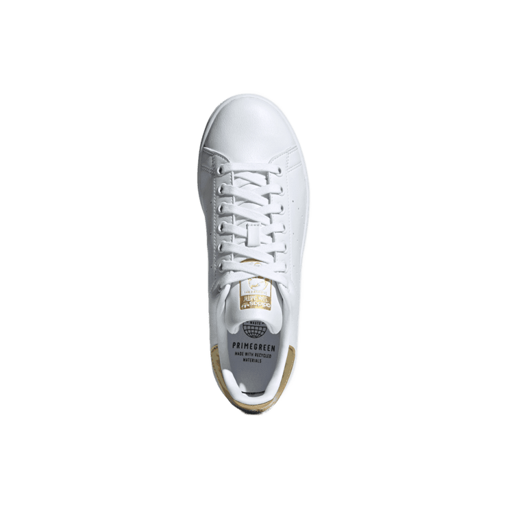 adidas Stan Smith White Gold Metallic Angle 0