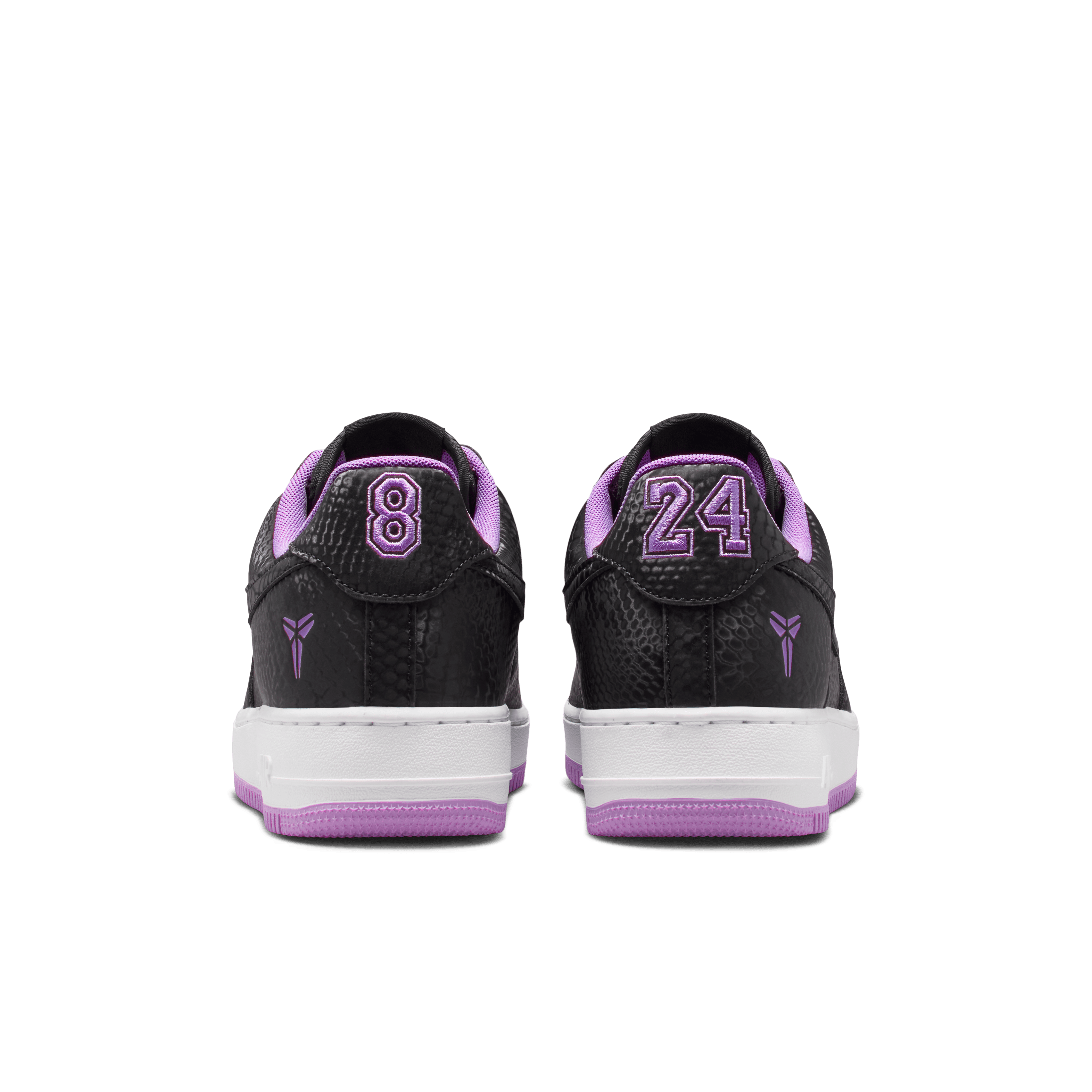 Nike Kobe Air Force 1 Low Black Purple Stardust Angle 5
