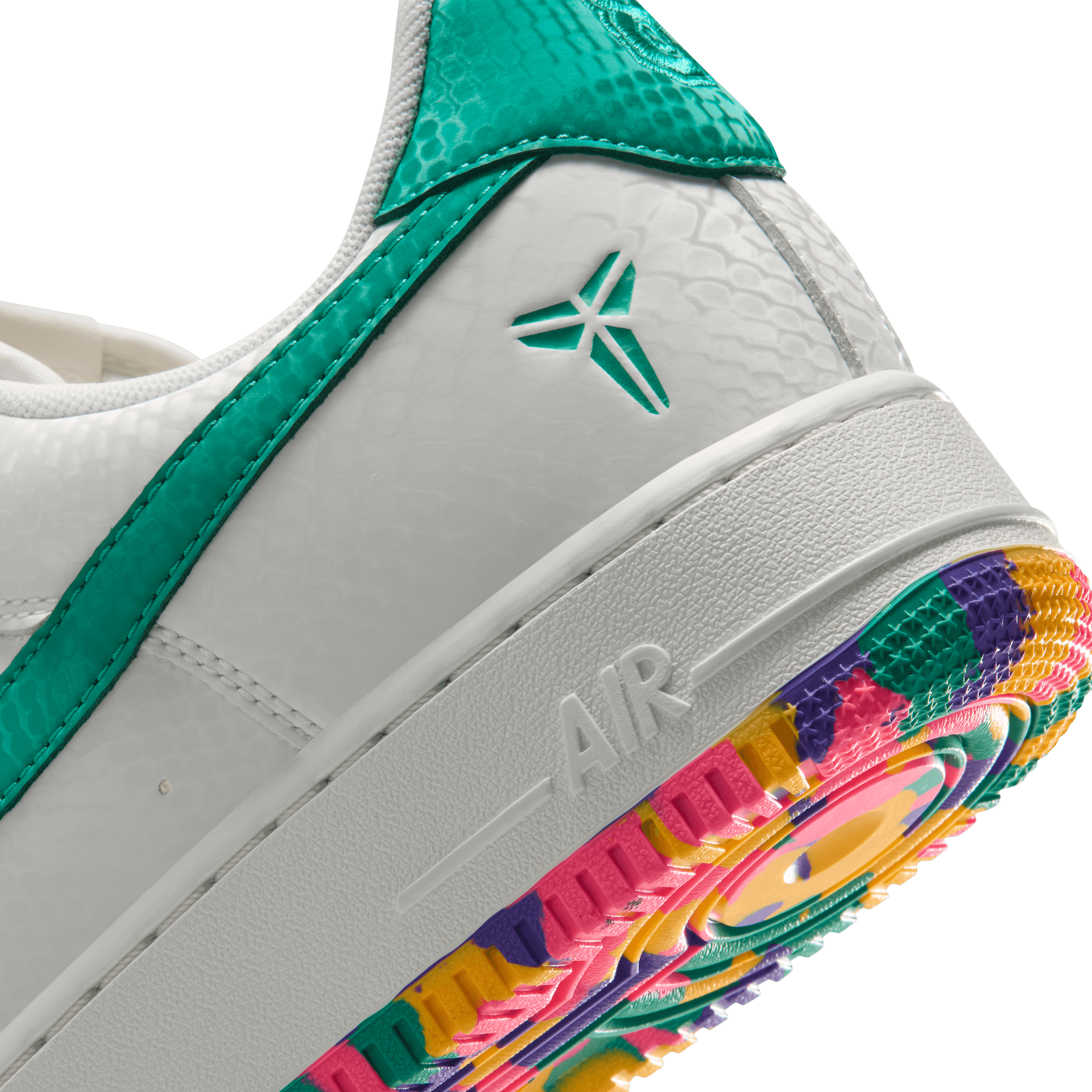 Nike Kobe Air Force 1 Low Sail Multi-Color Angle 7