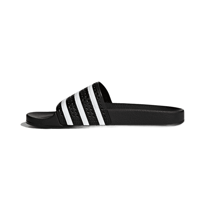 adidas Adilette Blk Wht Blk Angle 4