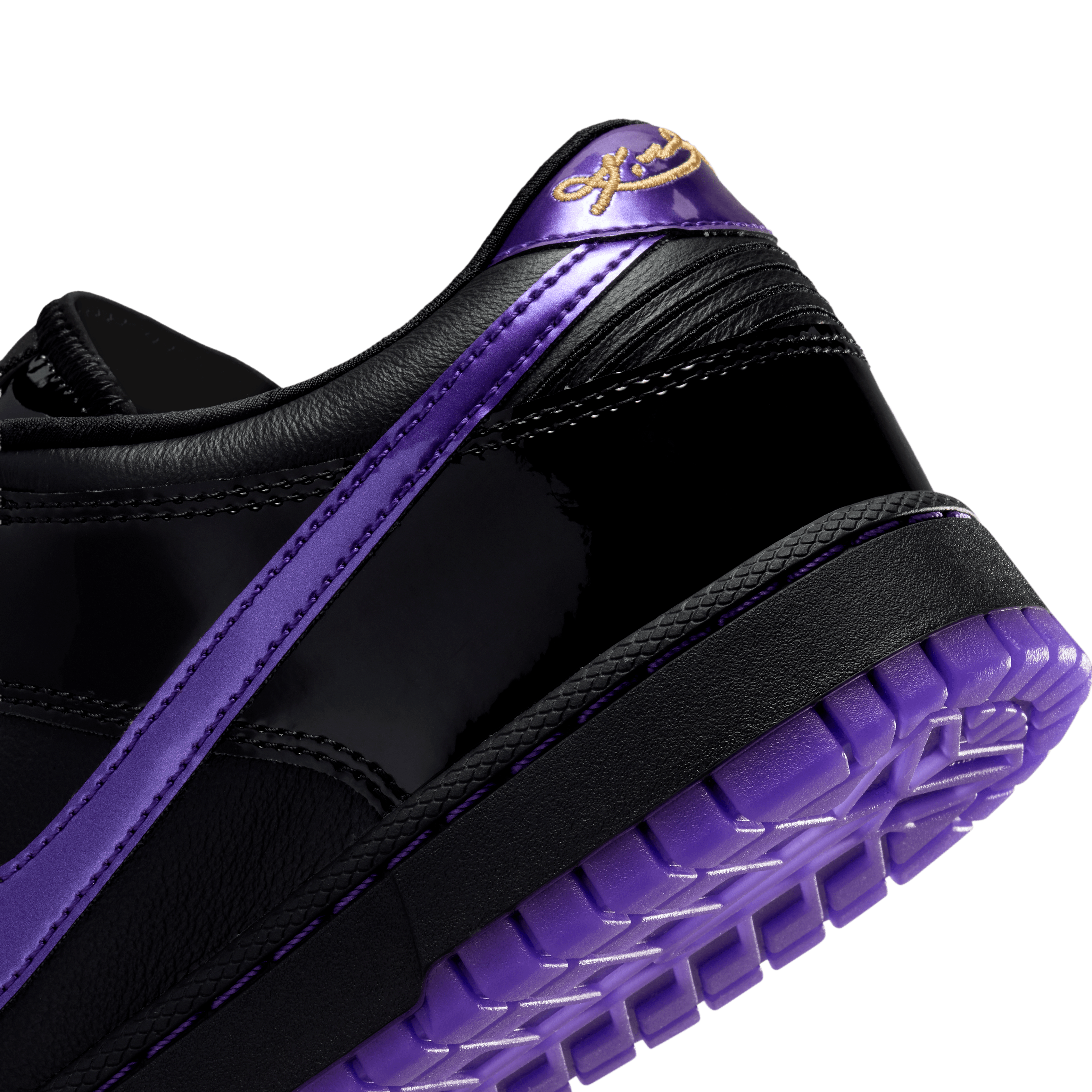 Nike Kobe Dunk Low Protro FC Barcelona Black Field Purple Angle 7