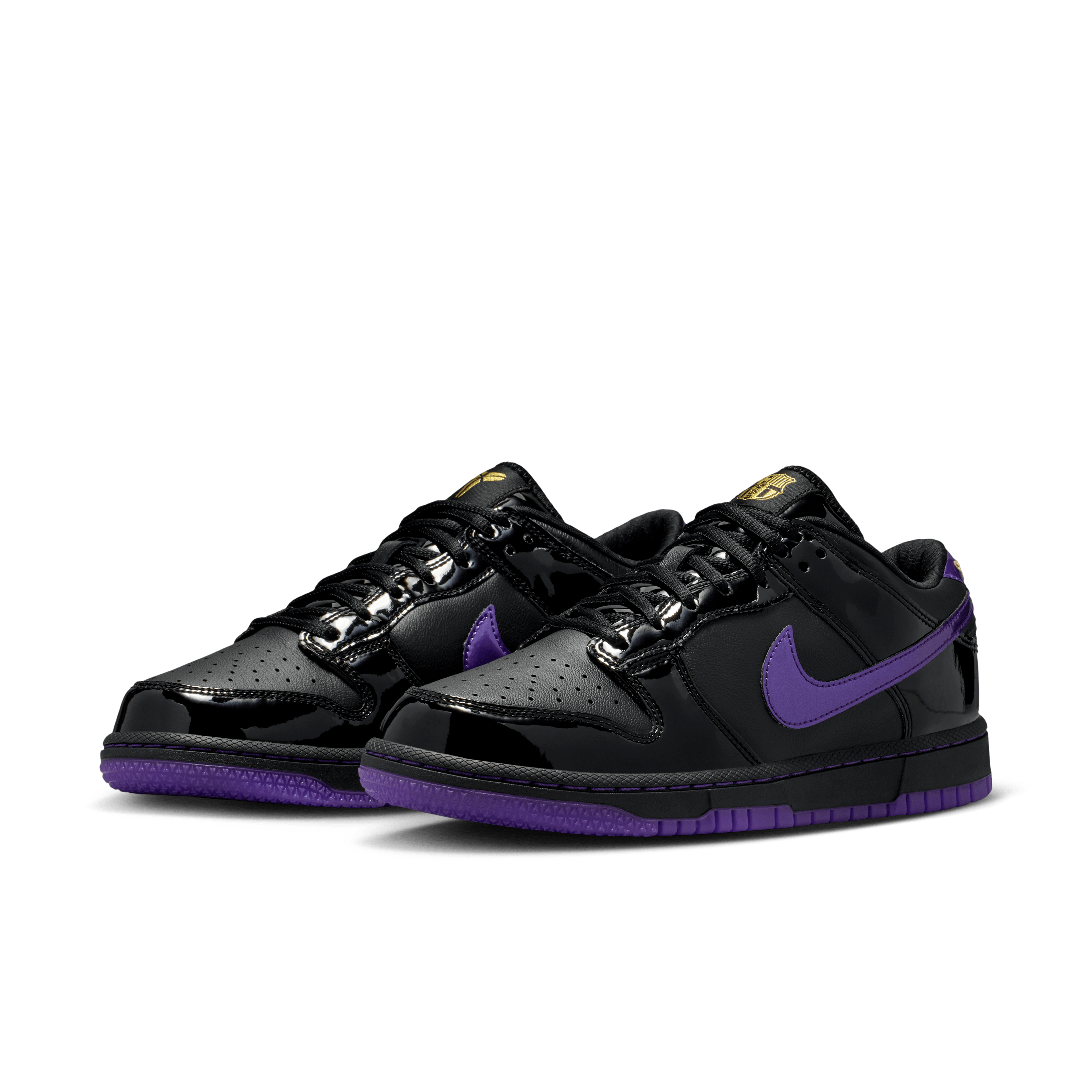 Nike Kobe Dunk Low Protro FC Barcelona Black Field Purple Angle 4