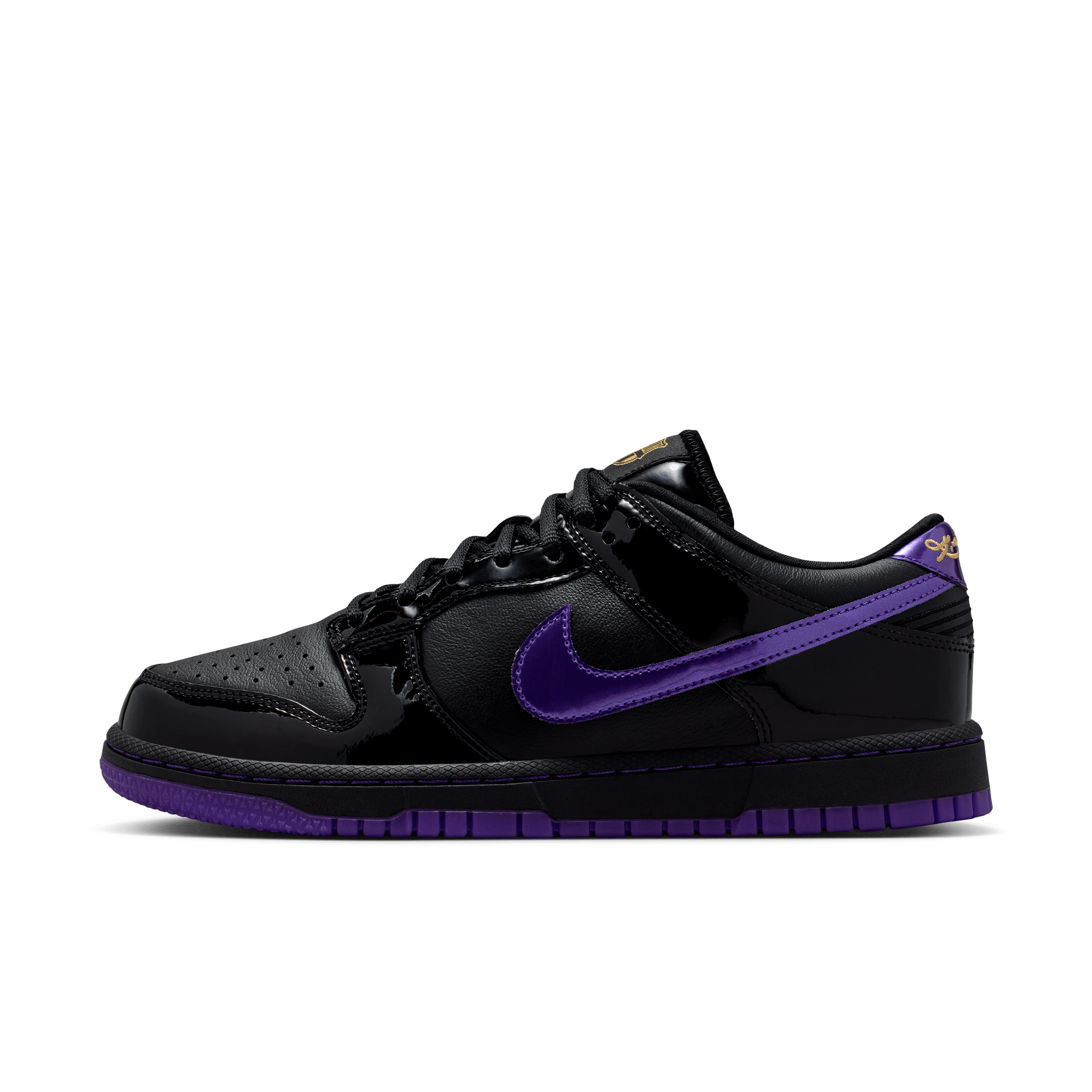 Nike Kobe Dunk Low Protro FC Barcelona Black Field Purple Angle 0