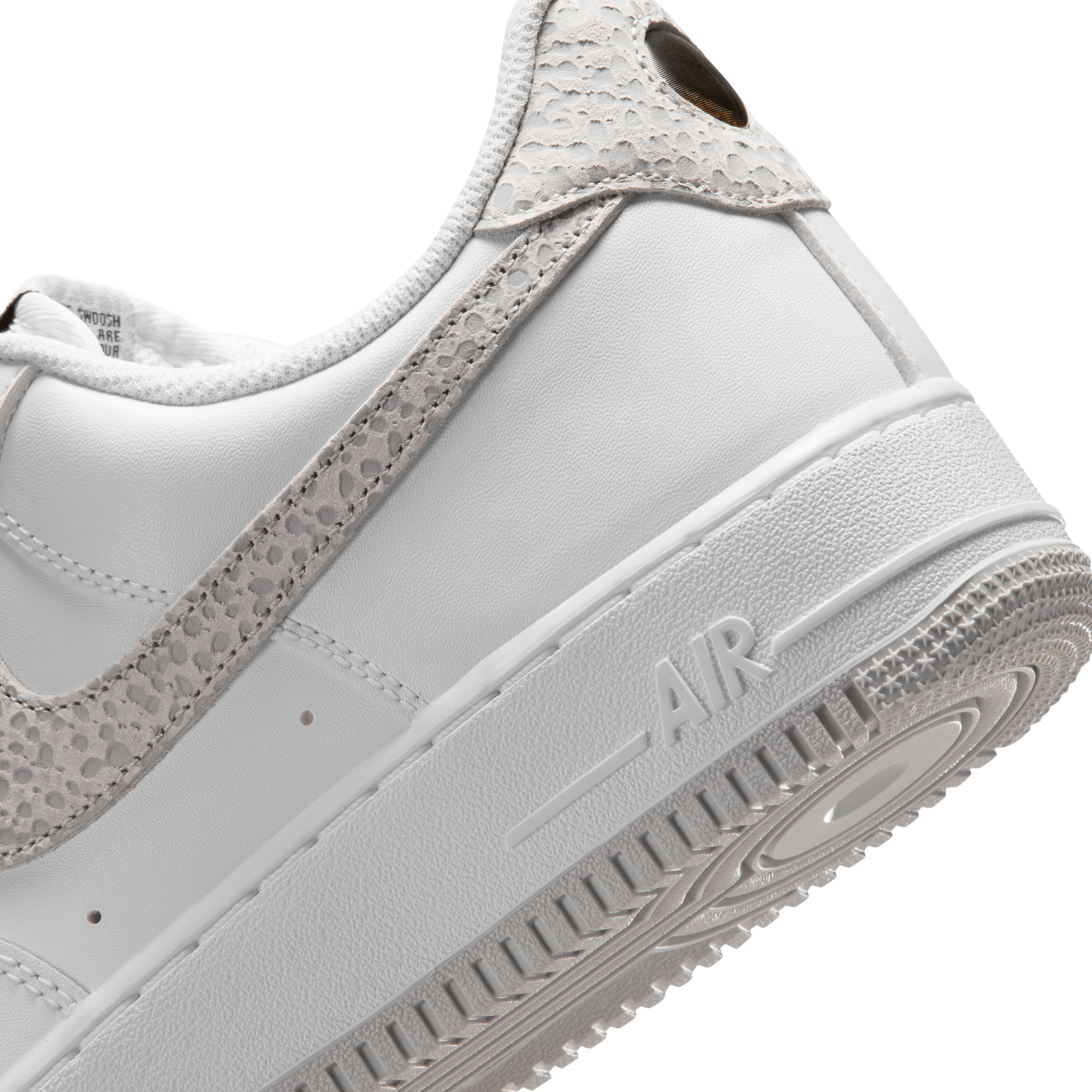 Nike Air Force 1 Low '07 White Kumquat Grey Fog Angle 7