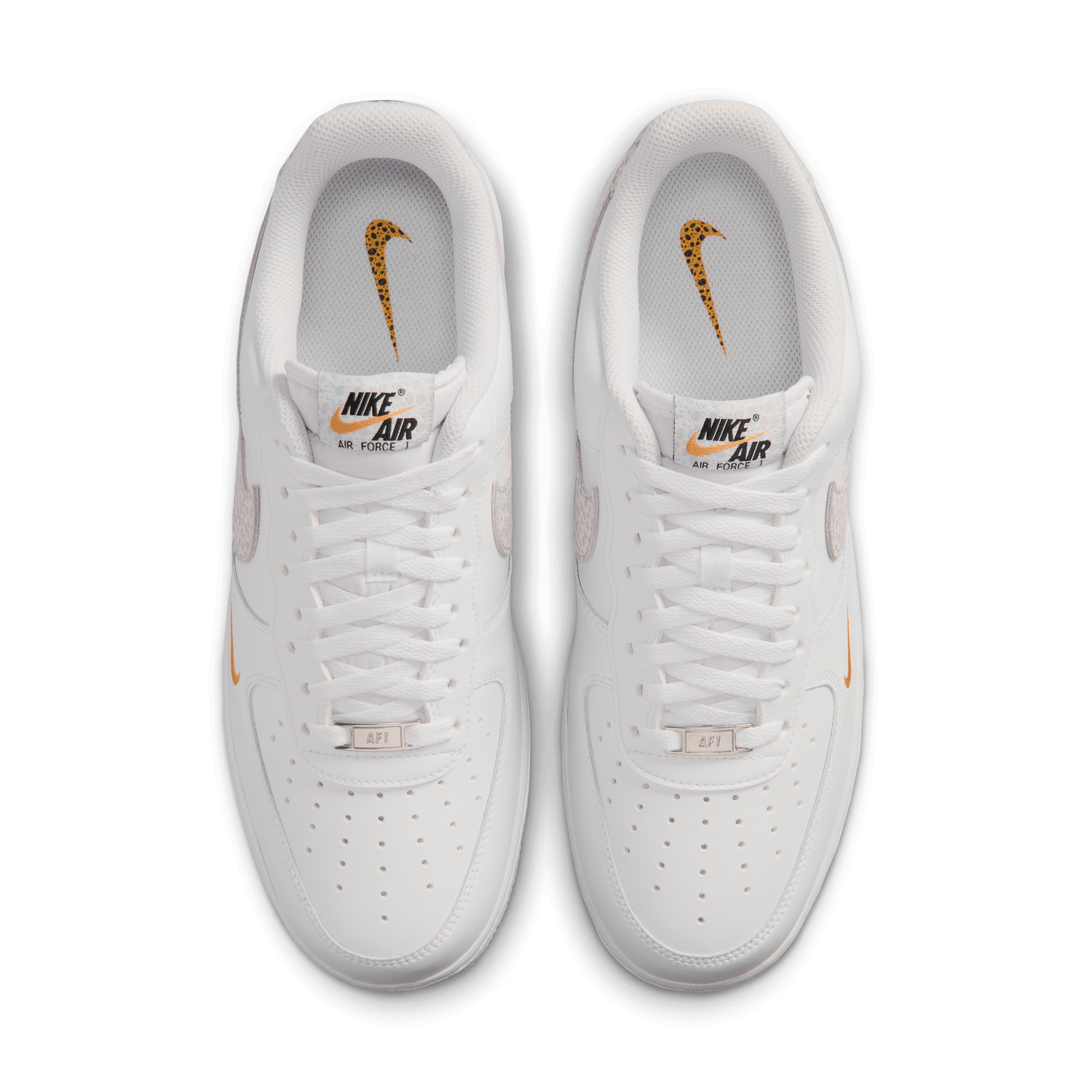 Nike Air Force 1 Low '07 White Kumquat Grey Fog Angle 3