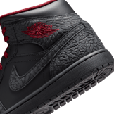 Air Jordan 1 Mid SE Elephant Print Black Tough Red Angle 7