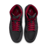 Air Jordan 1 Mid SE Elephant Print Black Tough Red Angle 3