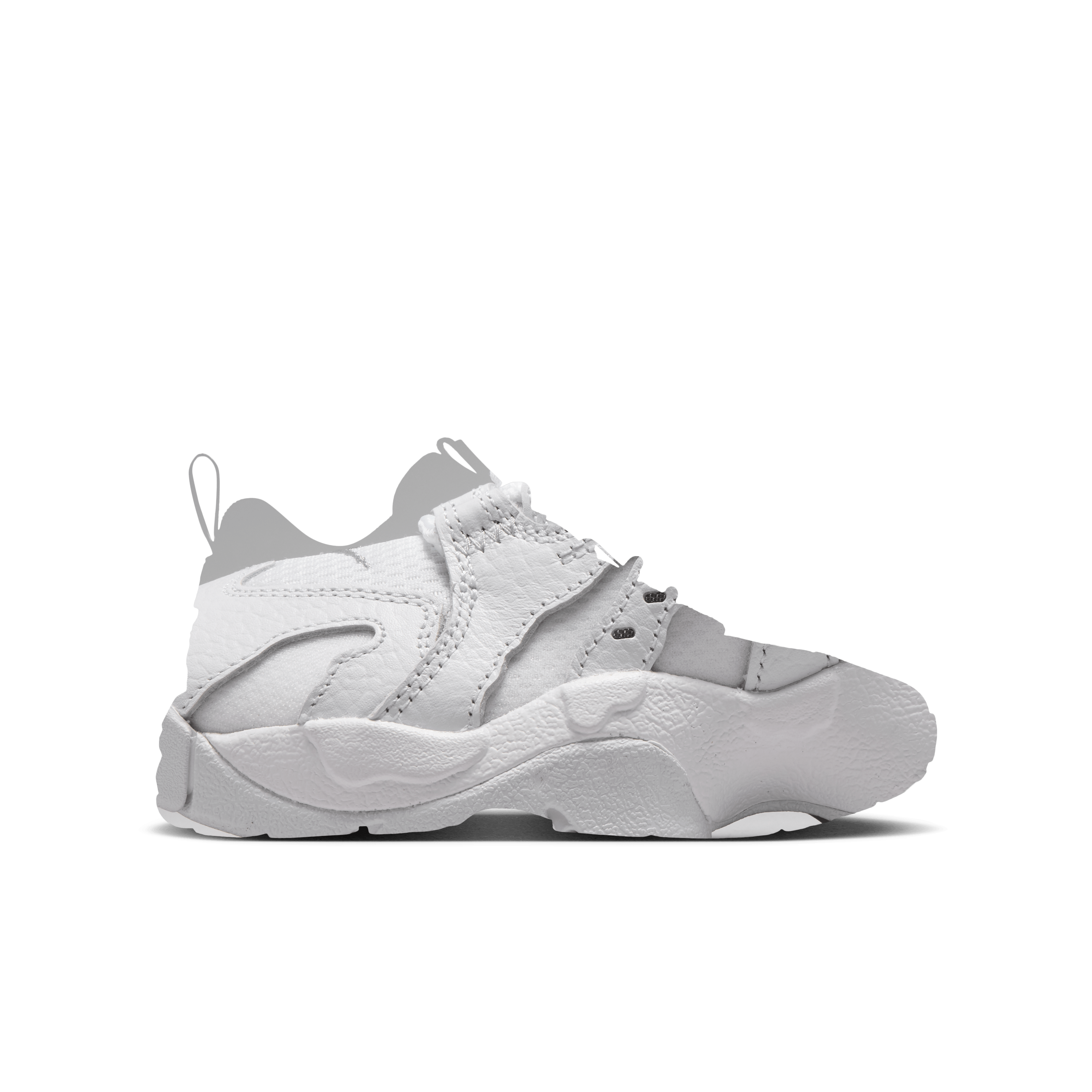 Nike Air DT Max 96 Low Triple White (GS) Angle 2