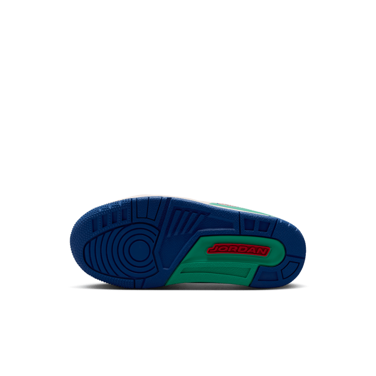 Air Jordan 3 Retro Chalk Track Red (PS)  Angle 1