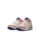 Air Jordan 3 Retro Chalk Track Red (PS)  Angle 4