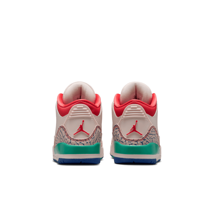 Air Jordan 3 Retro Chalk Track Red (PS)  Angle 5