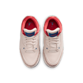 Air Jordan 3 Retro Chalk Track Red (PS)  Angle 3