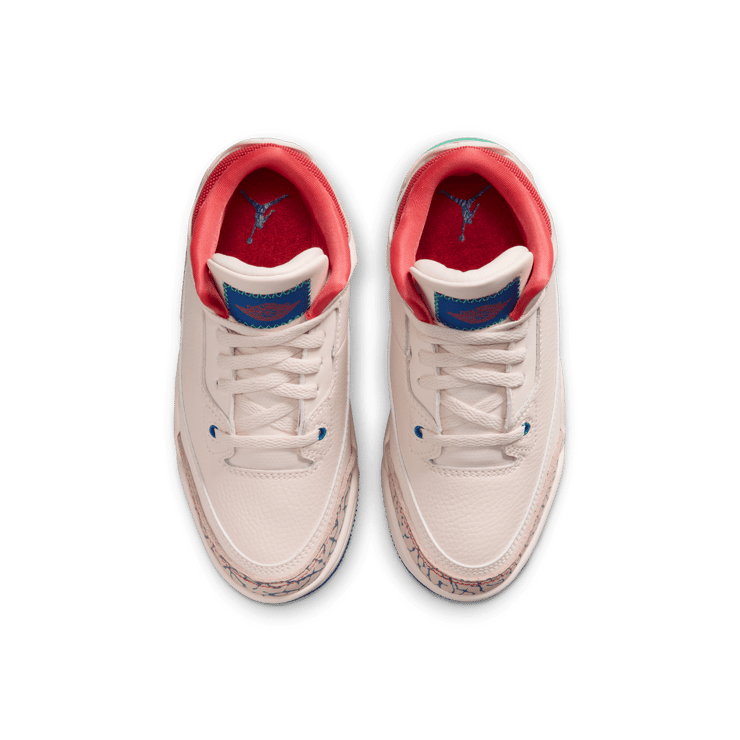 Air Jordan 3 Retro Chalk Track Red (PS) Angle 3