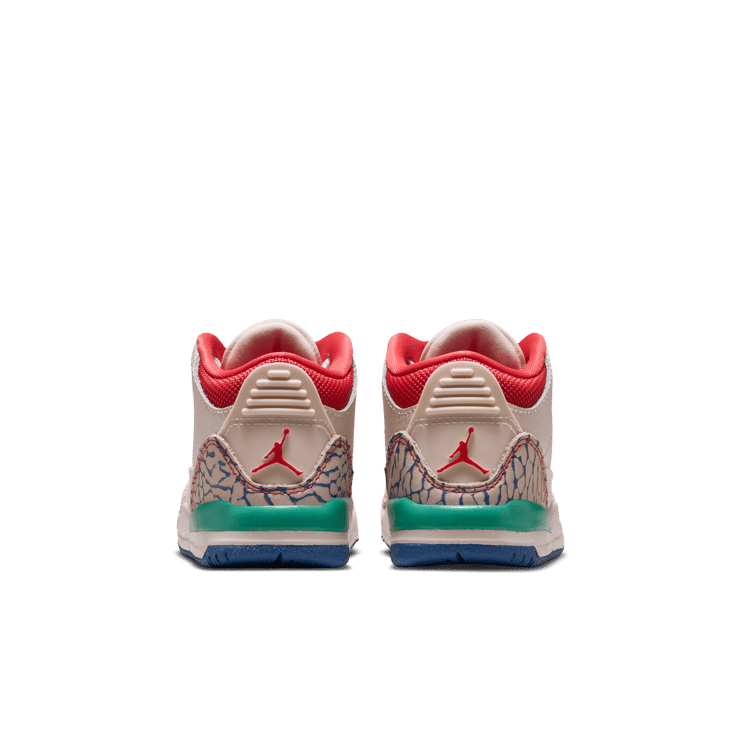 Air Jordan 3 Retro Chalk Track Red (TD) Angle 5