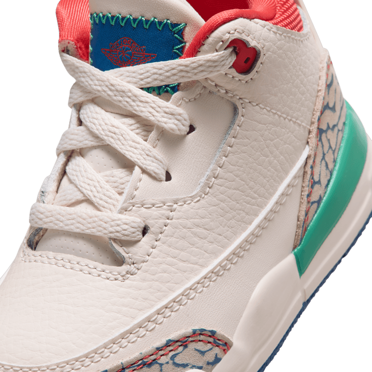 Air Jordan 3 Retro Chalk Track Red (TD)  Angle 6