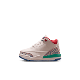Air Jordan 3 Retro Chalk Track Red (TD)  Angle 0