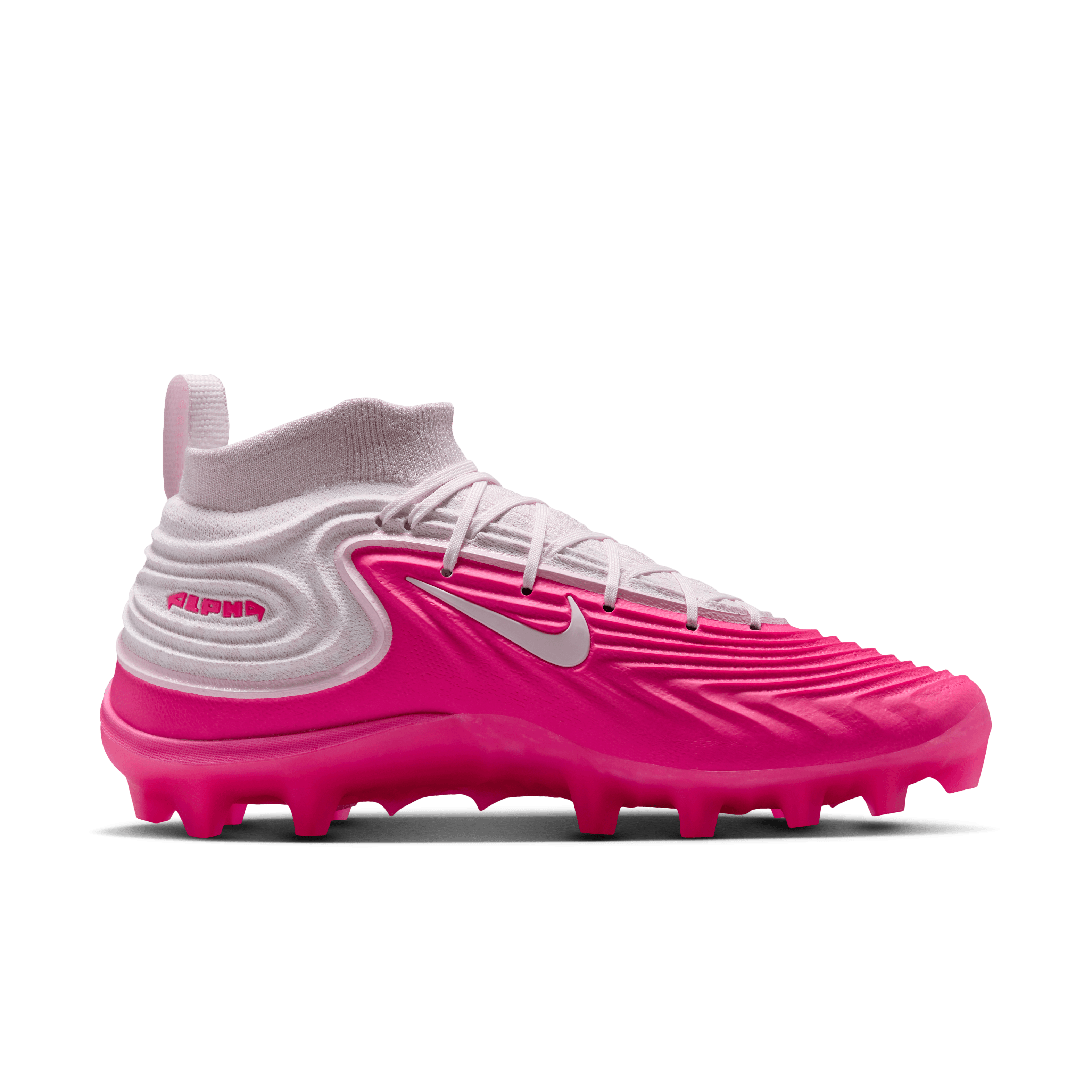 Nike Alpha Menace 5 Elite Pearl Pink Angle 2