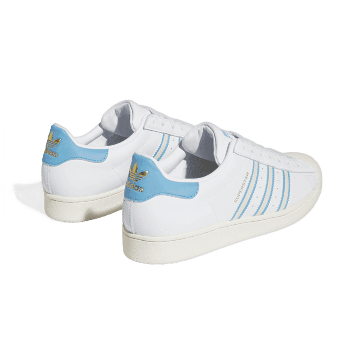 adidas Superstar Cloud White Light Blue Angle 3