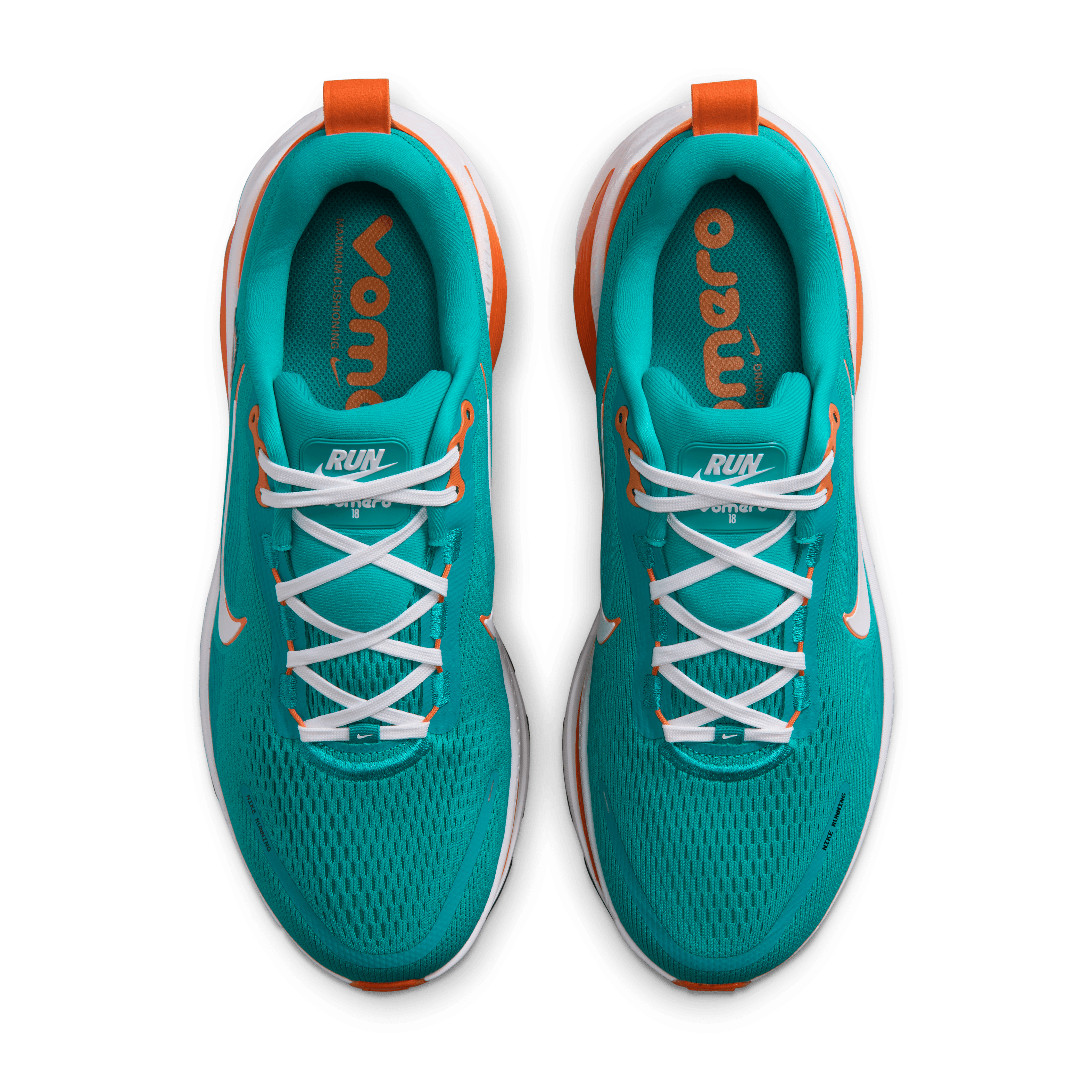 Nike Vomero 18 NFL Miami Dolphins Angle 3