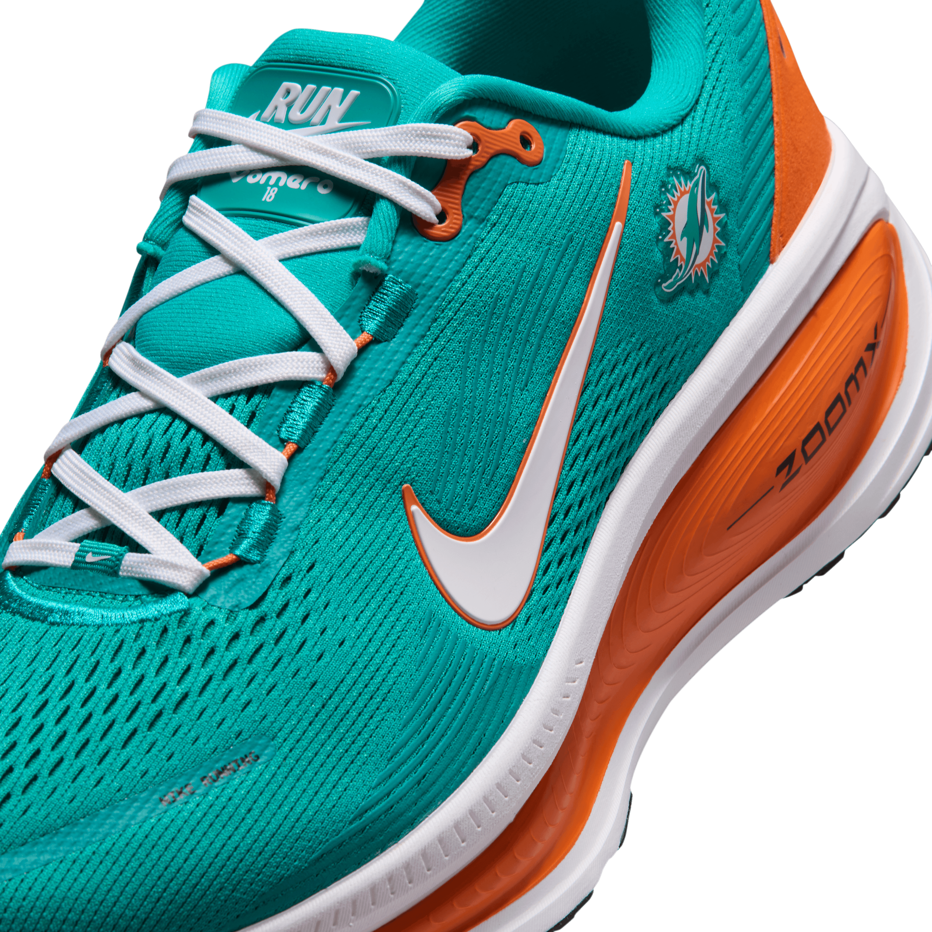 Nike Vomero 18 NFL Miami Dolphins Angle 6