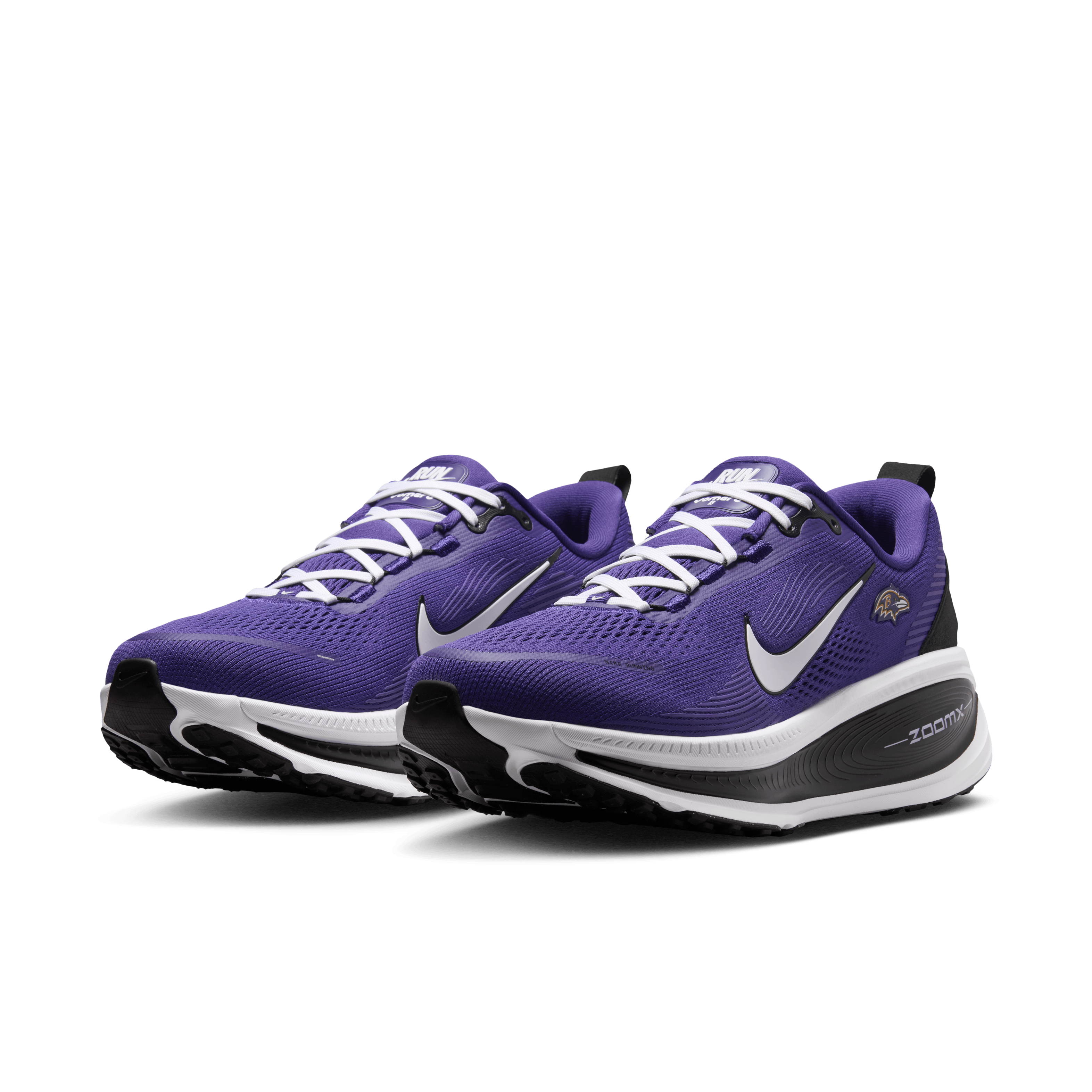 Nike Vomero 18 NFL Baltimore Ravens Angle 3