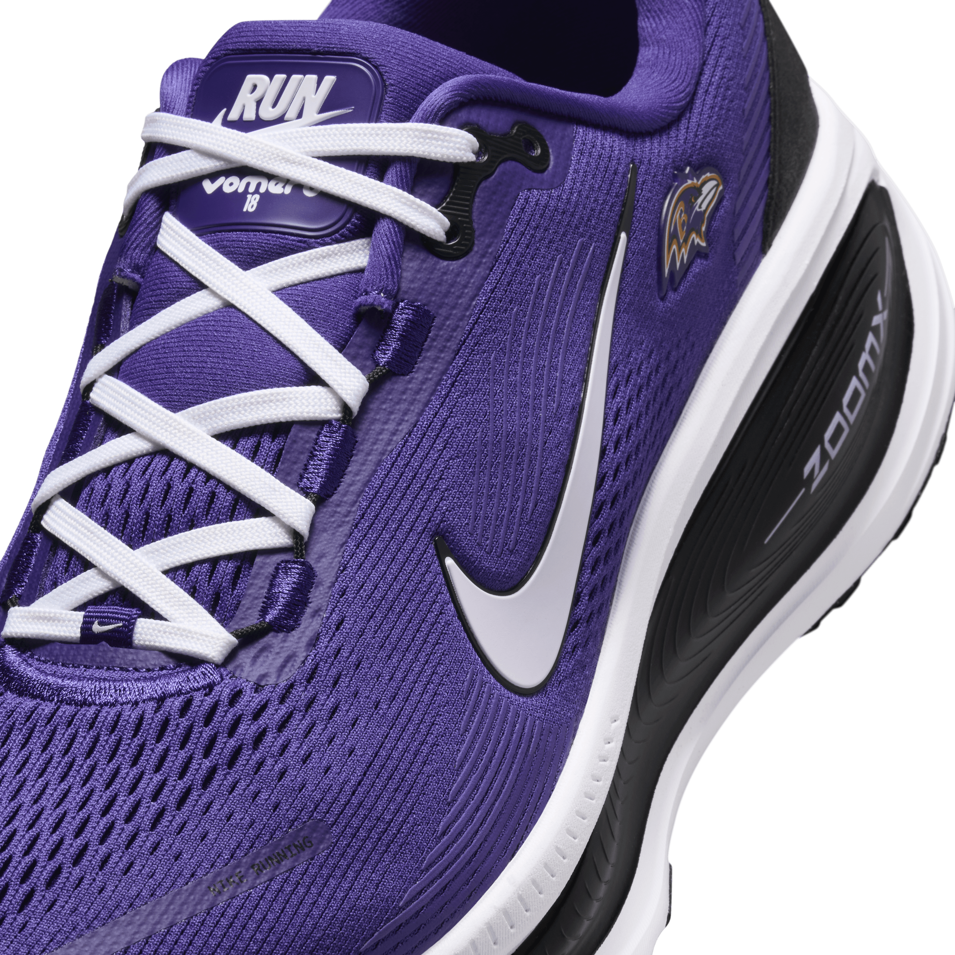 Nike Vomero 18 NFL Baltimore Ravens Angle 5