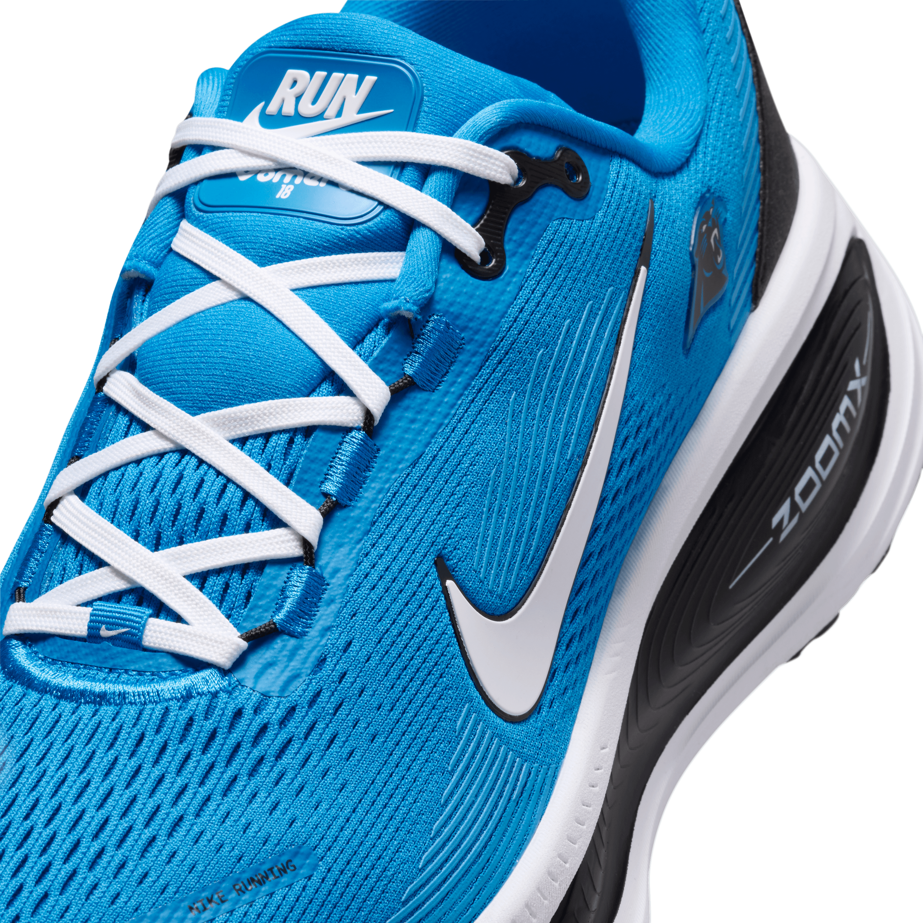 Nike Vomero 18 NFL Carolina Panthers Angle 6