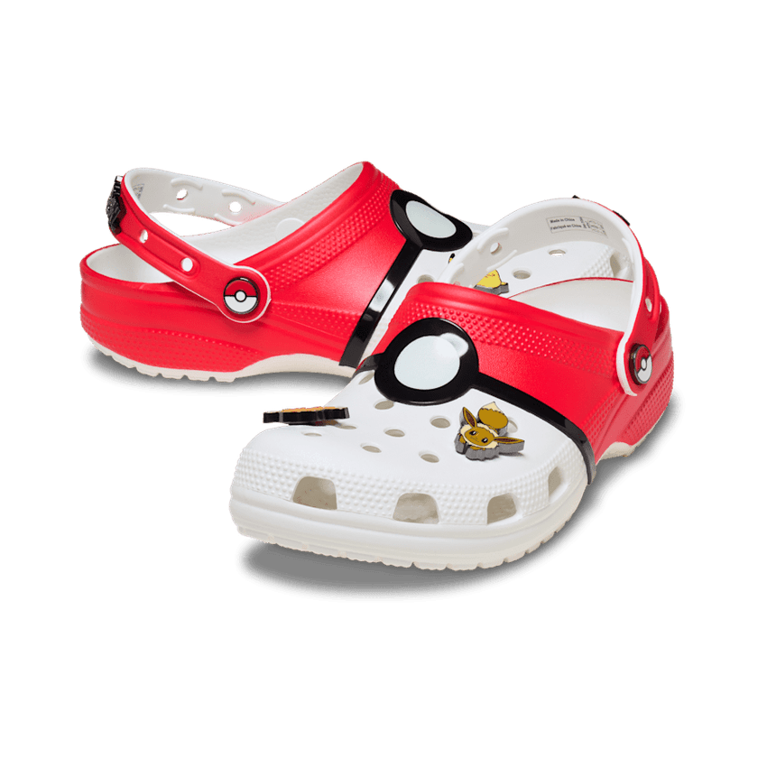 Crocs Classic Clog Pokémon Poké Ball Angle 0