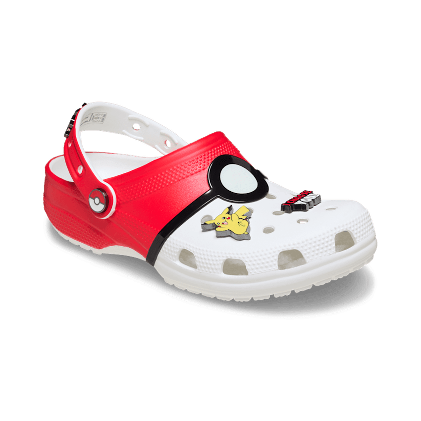 Crocs Classic Clog Pokémon Poké Ball Angle 3